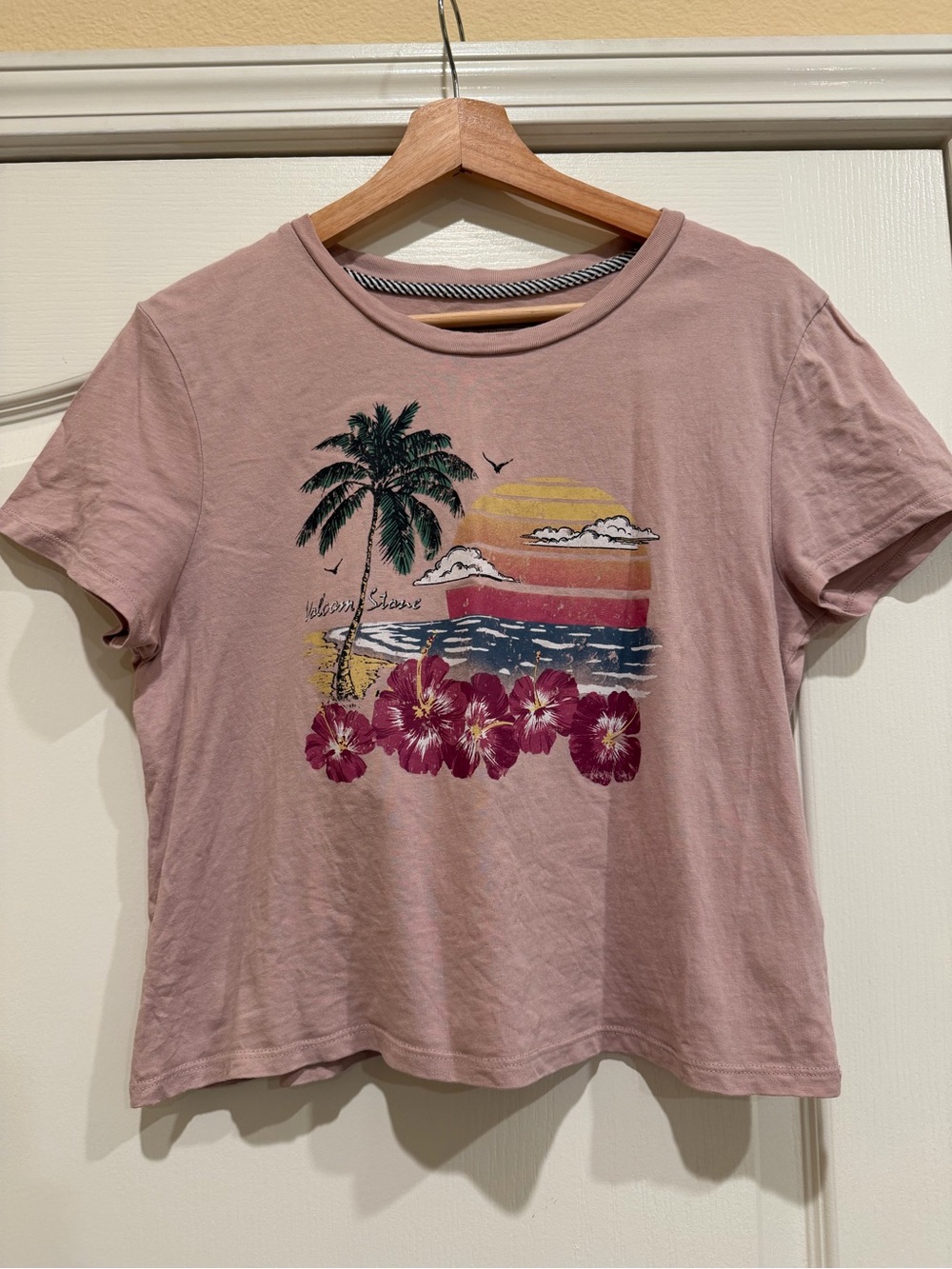 Women's Volcom Crop Tee with Floral Print